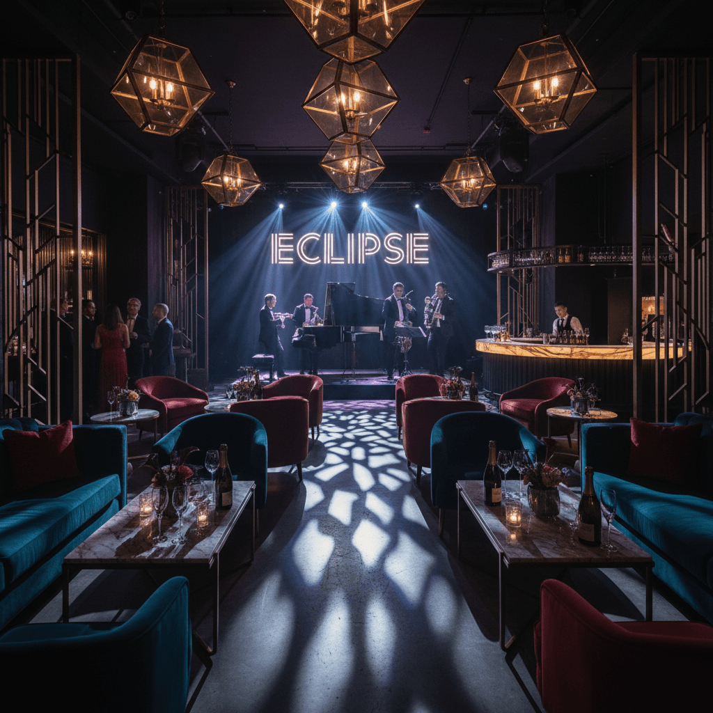 Exclusive private event space with premium design and ambiance