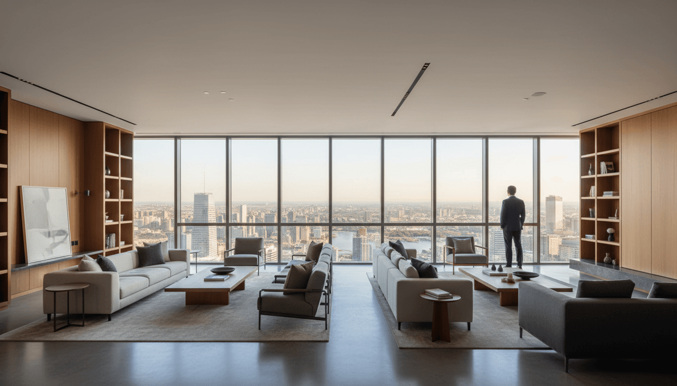 Luxury penthouse interior