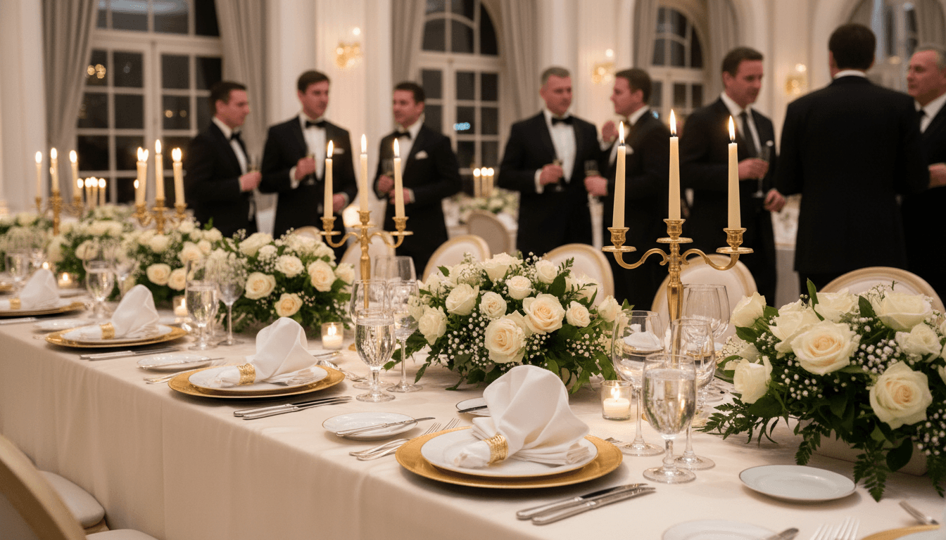 Bespoke luxury event setting showcasing curated experiences